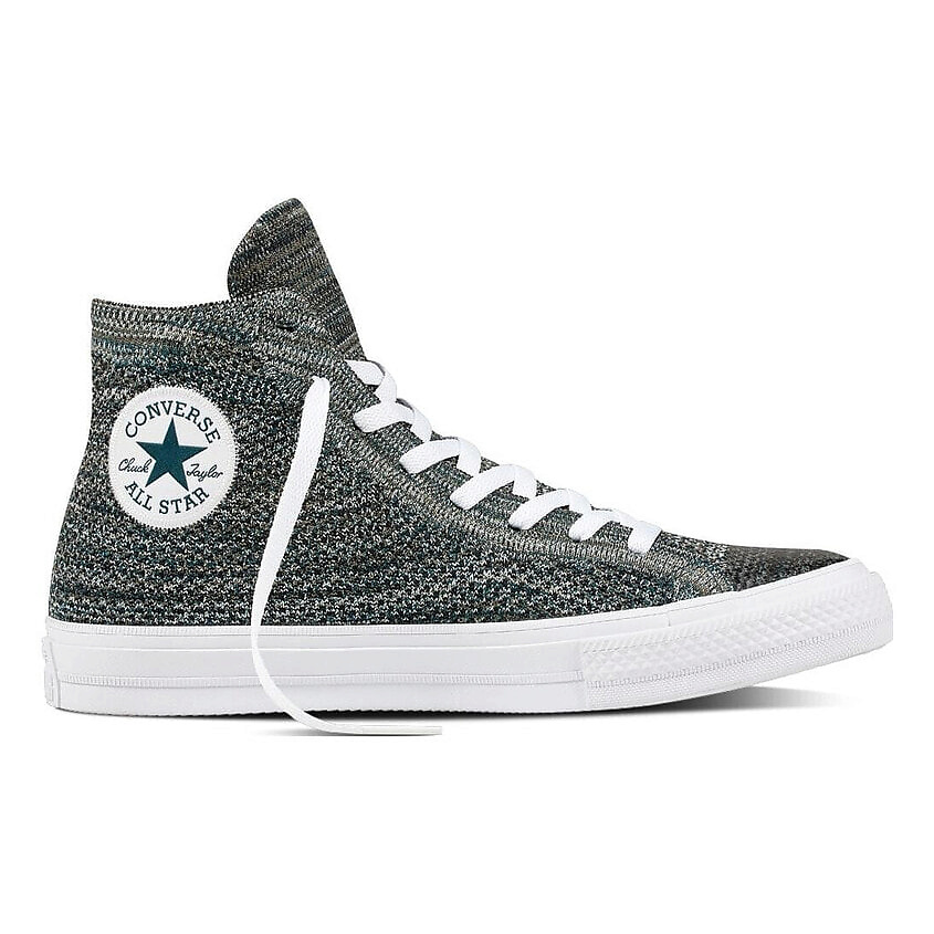 CONVERSE Кроссовки Chuck Taylor All Star Nike X Flyknit High Dark Atomic Teal Igloo – фото 2