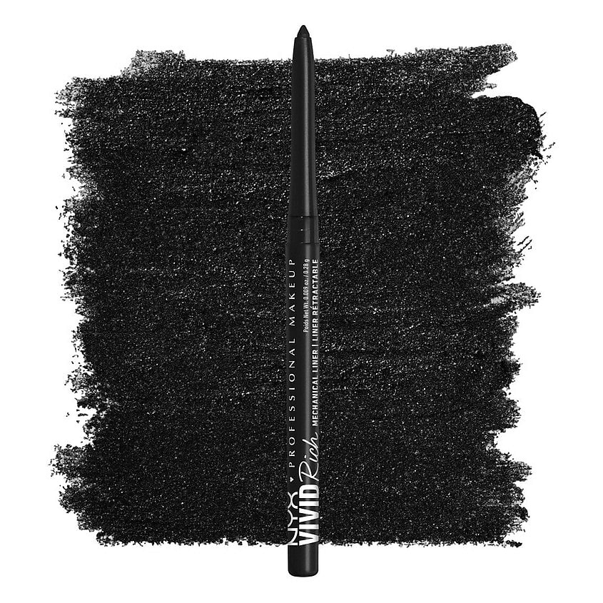 NYX PROFESSIONAL MAKEUP Автоматический карандаш для глаз Vivid Rich Mechanical Liner, 16 ALWAYS ONYX – фото 2