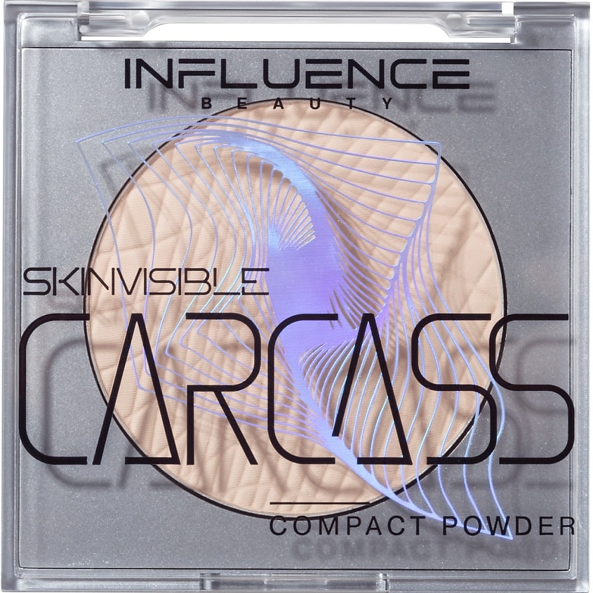 INFLUENCE BEAUTY Пудра SKINVISIBLE CARCASS компактная легкая – фото 3