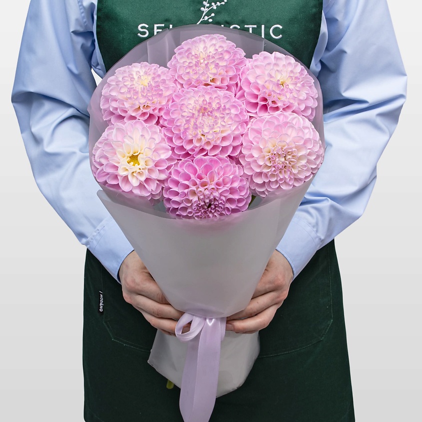 STUDIO FLORISTIC Букет из Георгин «Сладкий румянец» – фото 2