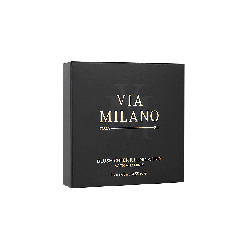 VIA MILANO Румяна для лица сияющие с витамином Е Blush Cheek Illuminating – фото 3