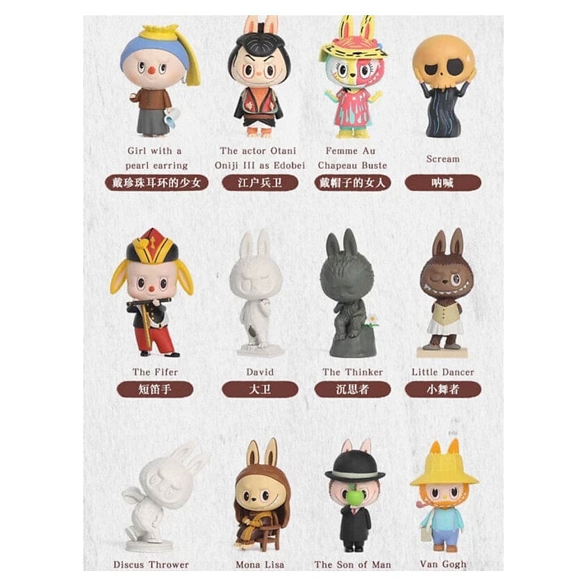 POP MART Игрушка LABUBU Elf Artistic Collection Mona Lisa – фото 2