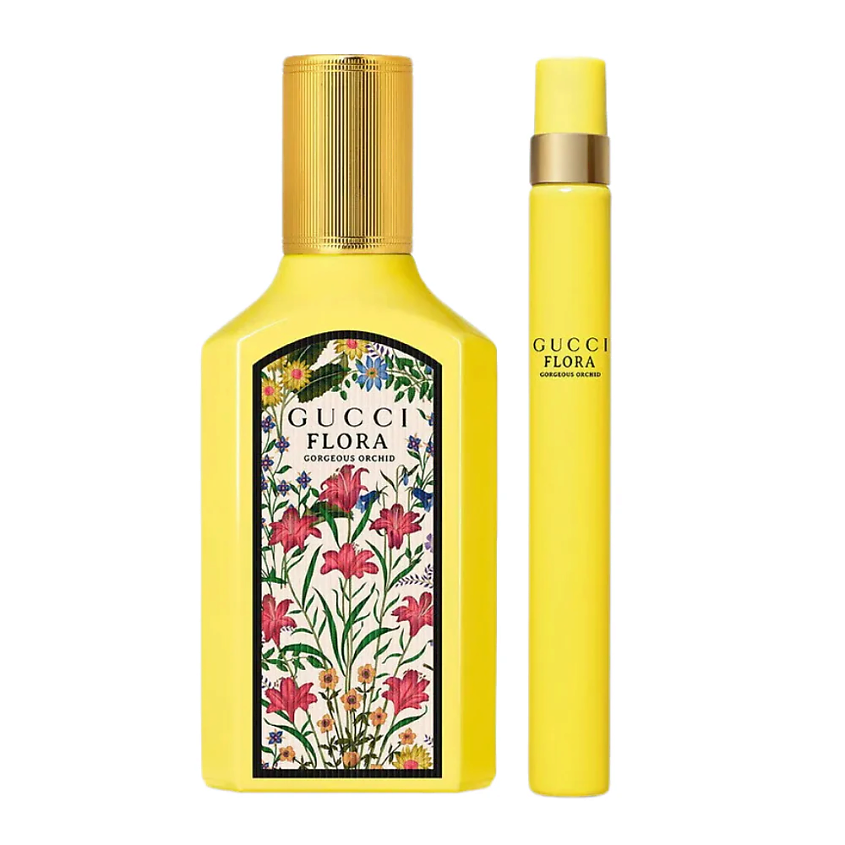 GUCCI Набор Flora Gorgeous Orchid: Парфюмерная вода + Парфюмерная вода в дорожном формате – фото 2