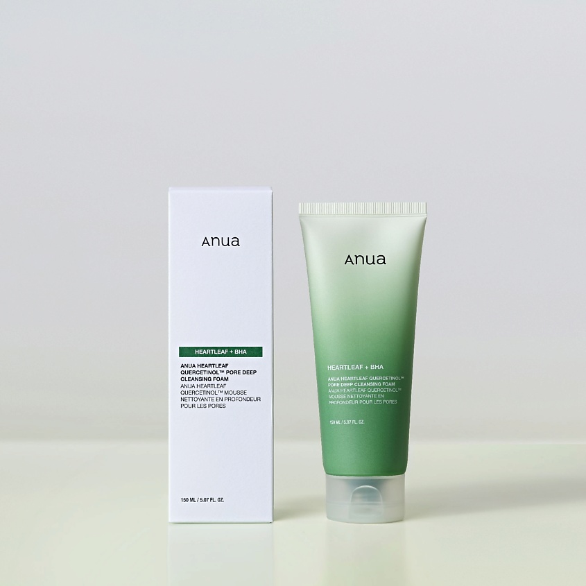 ANUA Пенка-скраб с кверцетинолом очищающая HEARTLEAF QUERCETINOL PORE DEEP CLEANSING FOAM – фото 6