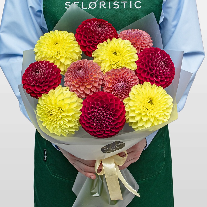 STUDIO FLORISTIC Букет из Георгин «Осенний Карнавал» – фото 2