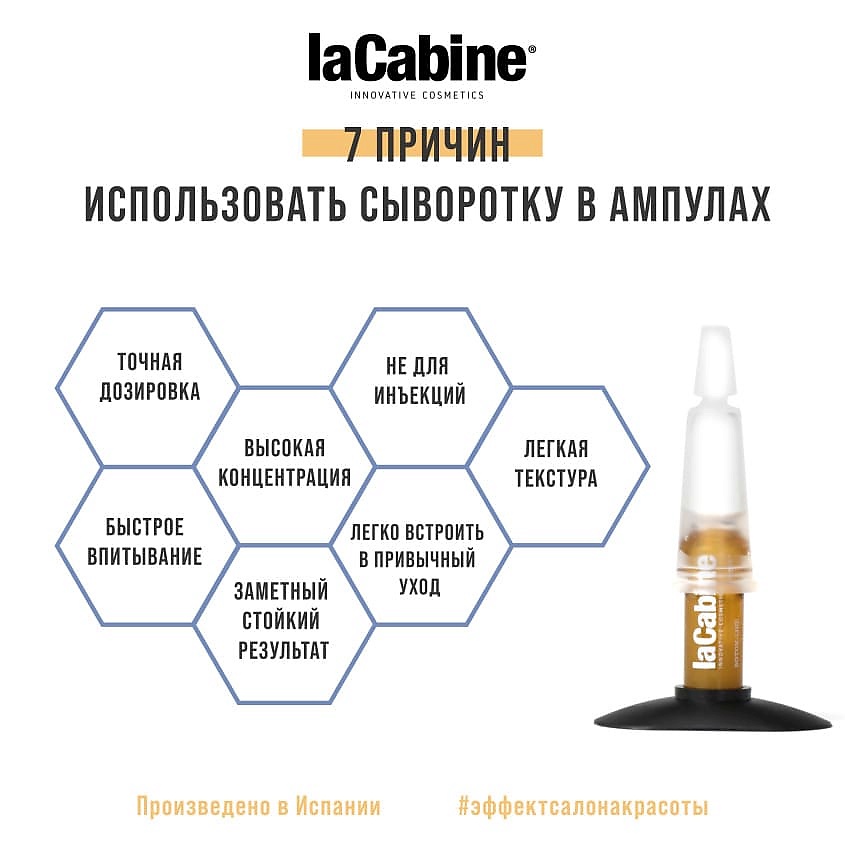 LA CABINE Сыворотка в ампулах Интенсивное ночное восстановление NIGHT RECOVERY – фото 5