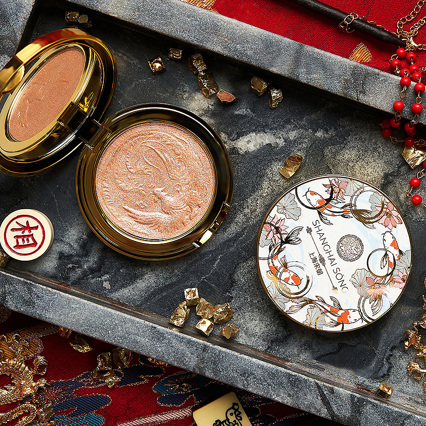 SHANGHAI SONG Прессованный хайлайтер Heavenly Capital – фото 3