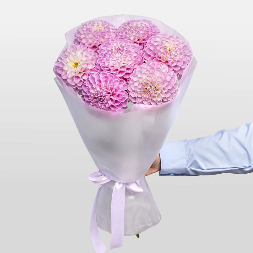 STUDIO FLORISTIC Букет из Георгин «Сладкий румянец» – фото 4
