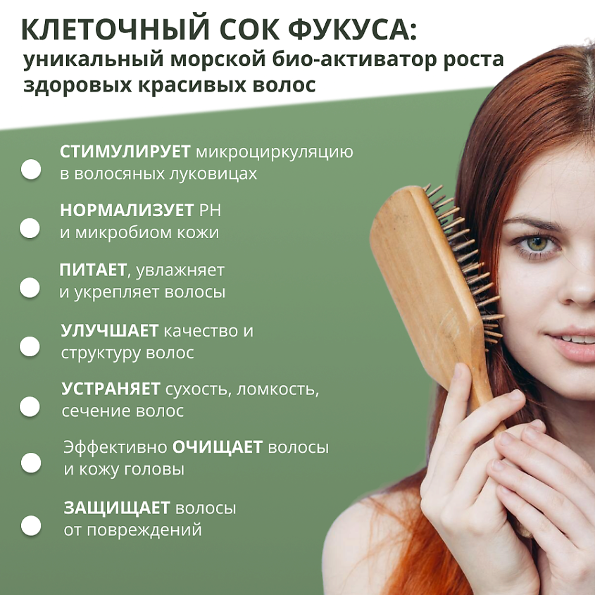 ALGENIC THERAPY&BEAUTY Шампунь от выпадения, для роста волос с водорослями Dr. Fucus – фото 3