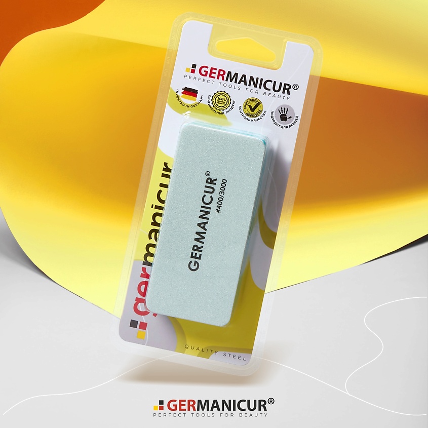 GERMANICUR Баф для маникюра полировочный 400/3000 – фото 7