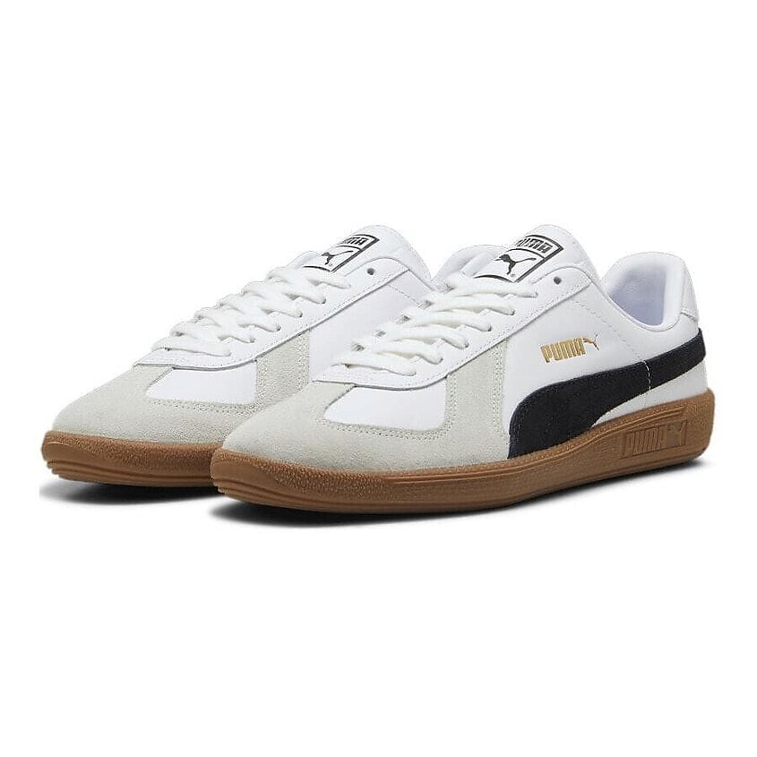 PUMA Кроссовки Army Trainer Slip-Resistant Low-Top Skateboard Shoes Unisex White Gray Black, размер: 44 – фото 3
