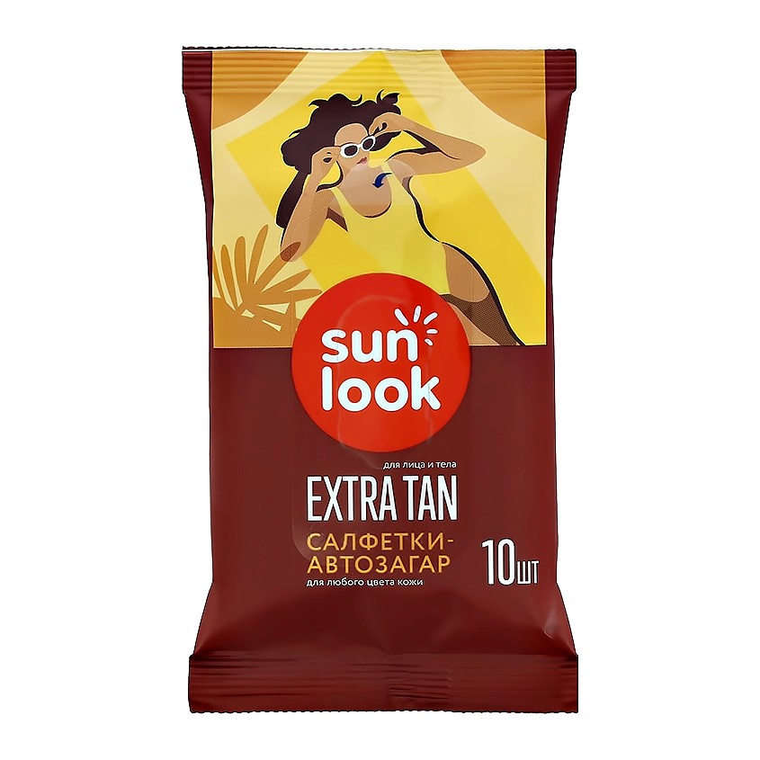 SUN LOOK Салфетка-автозагар для лица и тела для любого цвета кожи – фото 3