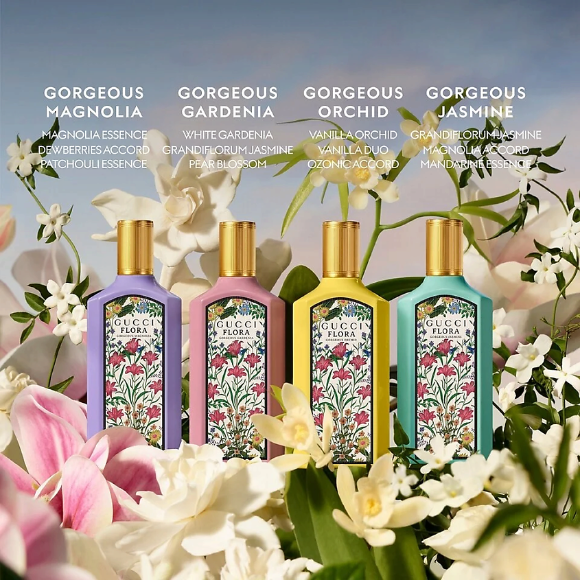 GUCCI Набор Flora Gorgeous Orchid: Парфюмерная вода + Парфюмерная вода в дорожном формате – фото 3