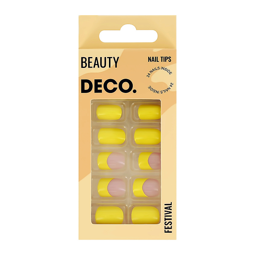 DECO. Набор накладных ногтей с клеевыми стикерами BEAUTY – фото 1