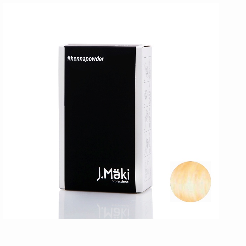 J.MÄKI PROFESSIONAL Хна порошок Карамельный блондин – фото 2