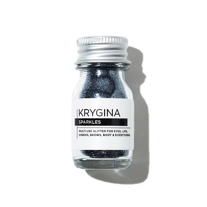 KRYGINA COSMETICS Глиттер для лица и глаз, блёстки для макияжа Sparkles, цвет: Quicksilver – фото 1