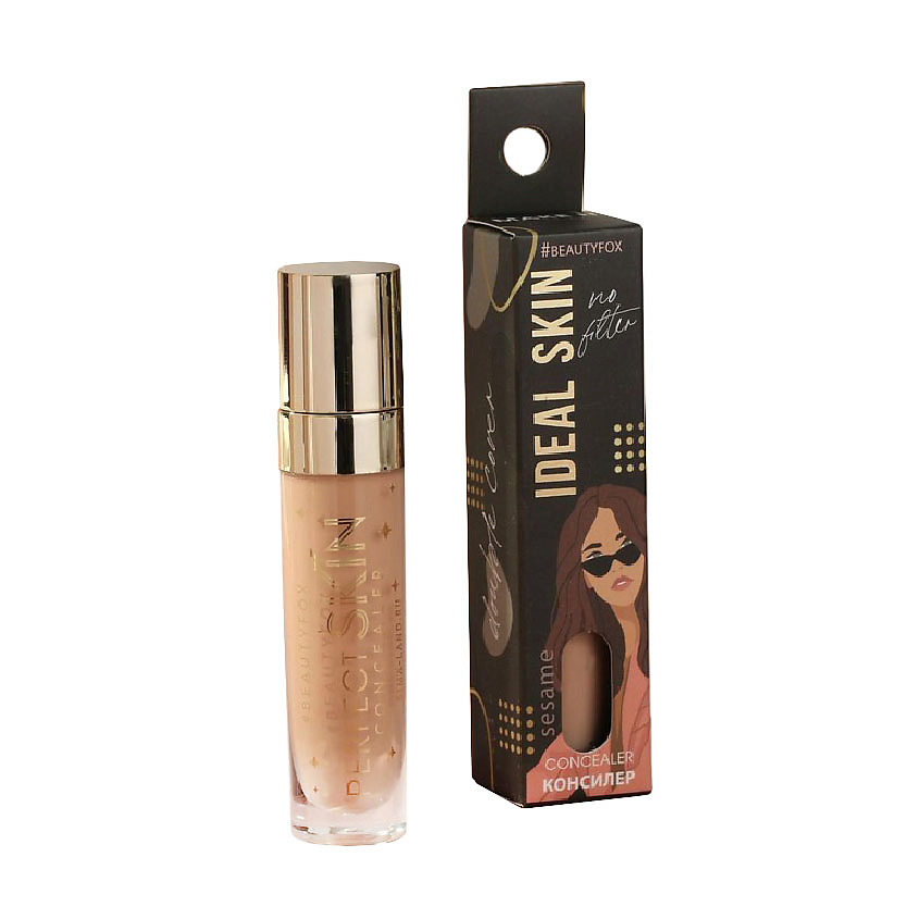 BEAUTY FOX Жидкий консилер для лица Ideal skin, оттенок 011, sesame – фото 1