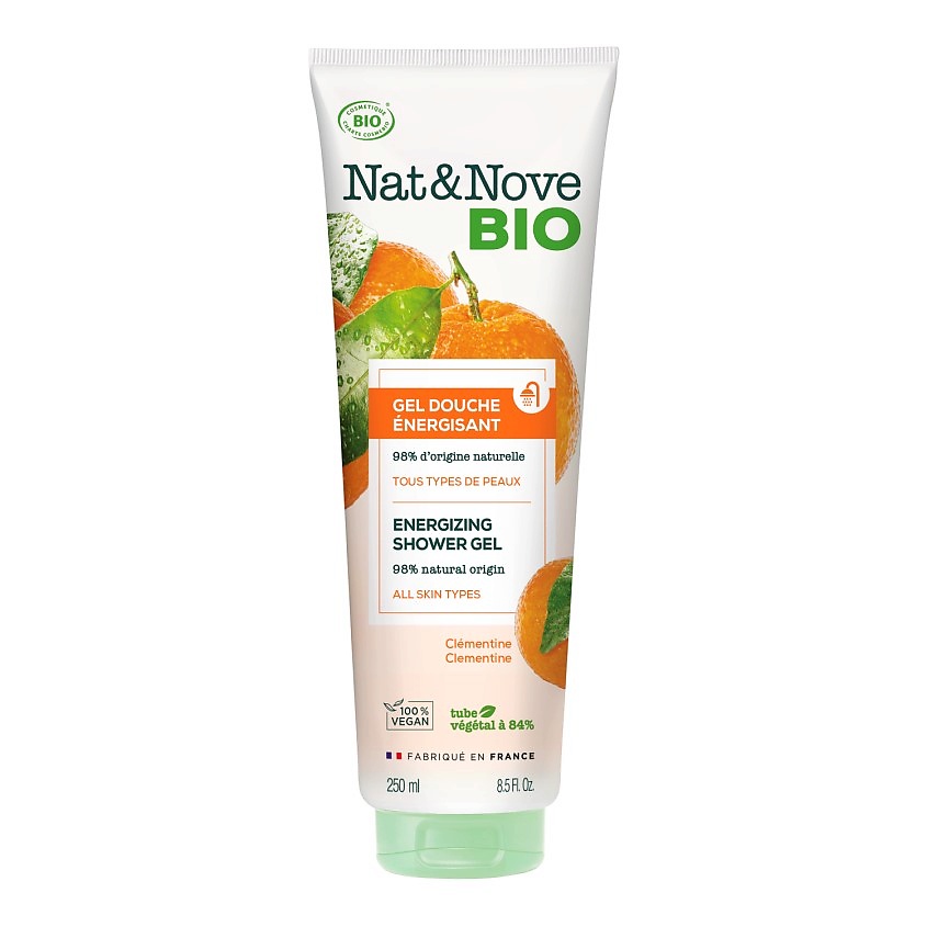 KERANOVE Бодрящий гель для душа Nat & Nove Bio Shower Gel – фото 2