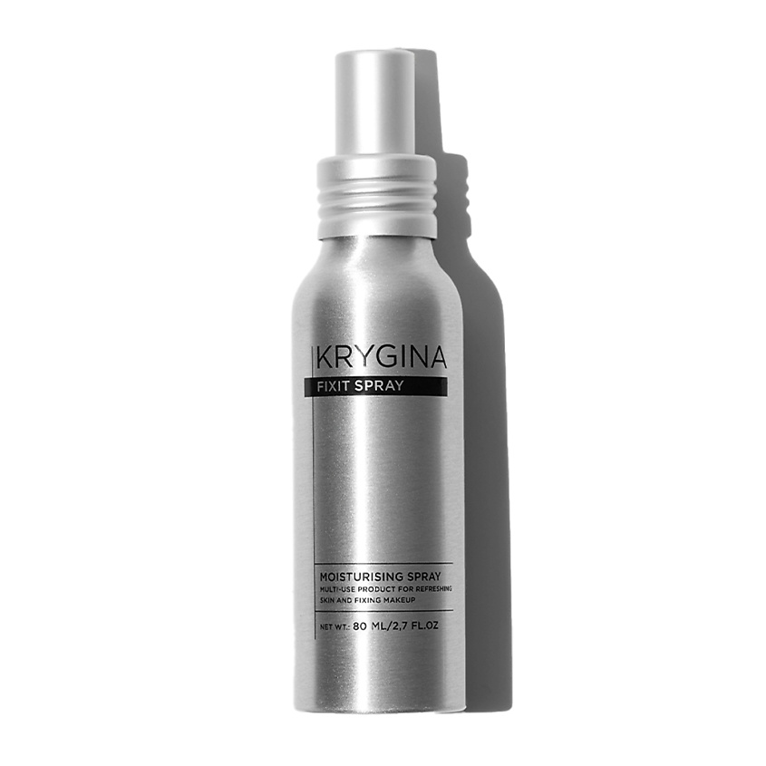 KRYGINA COSMETICS Спрей фиксатор макияжа, увлажняющий праймер для лица, мист Fixit Spray, 80 мл – фото 1