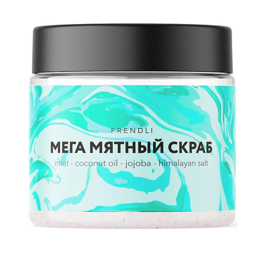 FRENDLI Мятный скраб для тела с морской солью МЕГА МЯТНЫЙ – фото 2