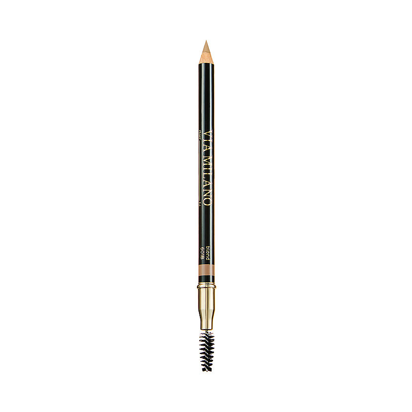 VIA MILANO Карандаш для бровей стойкий Eyebrows Pencil Longlasting – фото 1