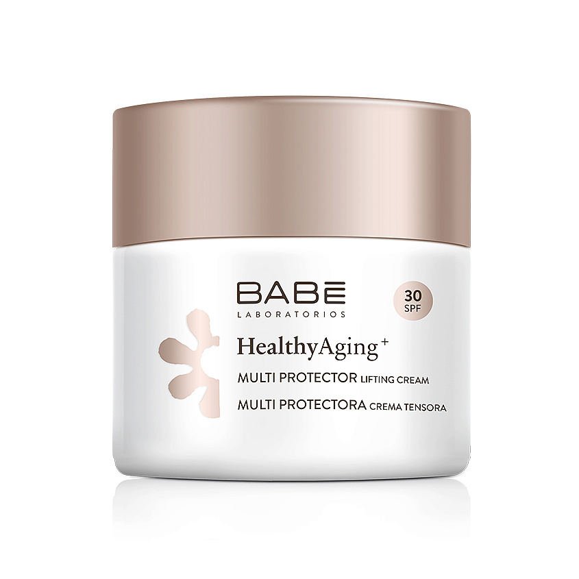 LABORATORIOS BABE Крем для лица лифтинг антивозрастной дневной с DMAE и SPF30 – фото 2