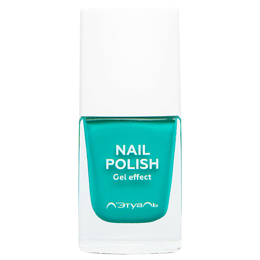 ЛЭТУАЛЬ Лак для ногтей с эффектом гелевого покрытия NAIL POLISH, № 449 fantastic lagoon, 11 мл – фото 2