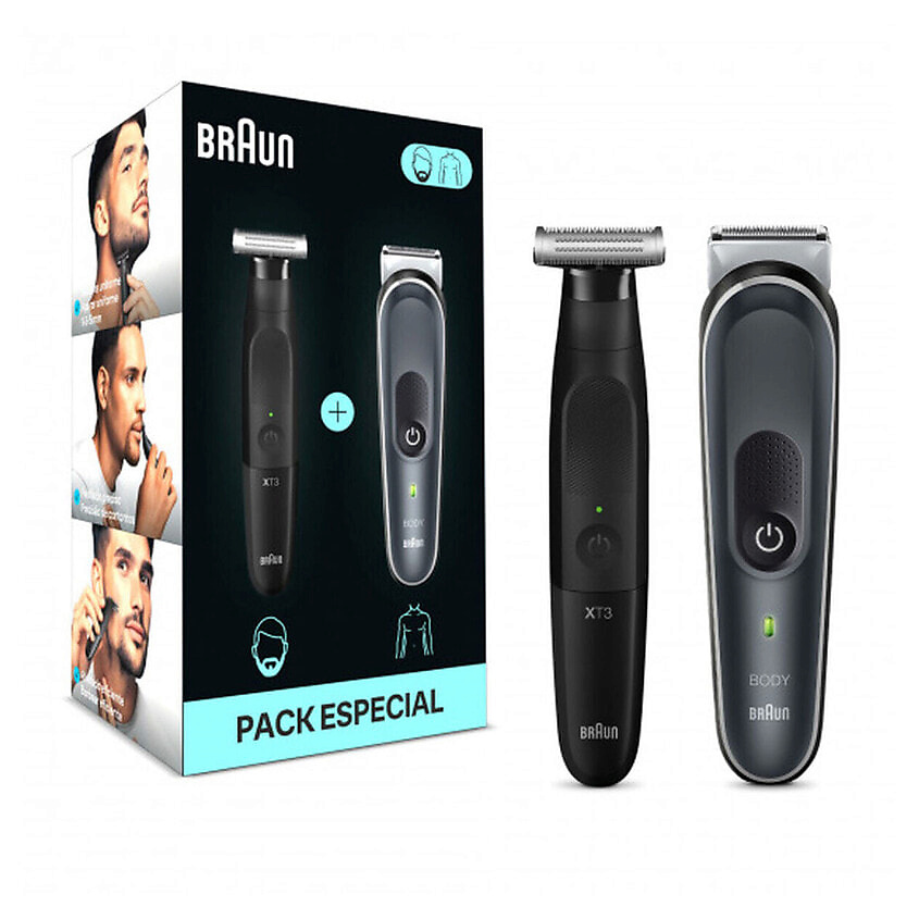 BRAUN Набор : Триммер для тела Series 5 BG5360 + Триммер для бороды XT3100 – фото 1
