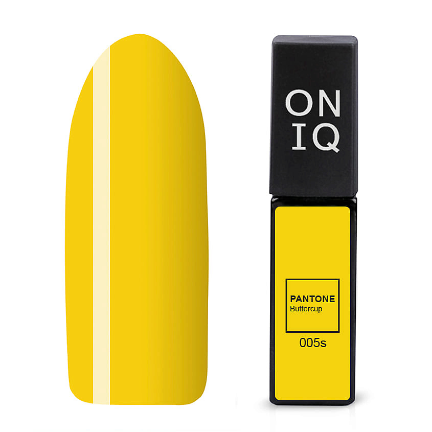 ONIQ Гель-лак для ногтей #005 PANTONE: Buttercup, 6 мл – фото 1