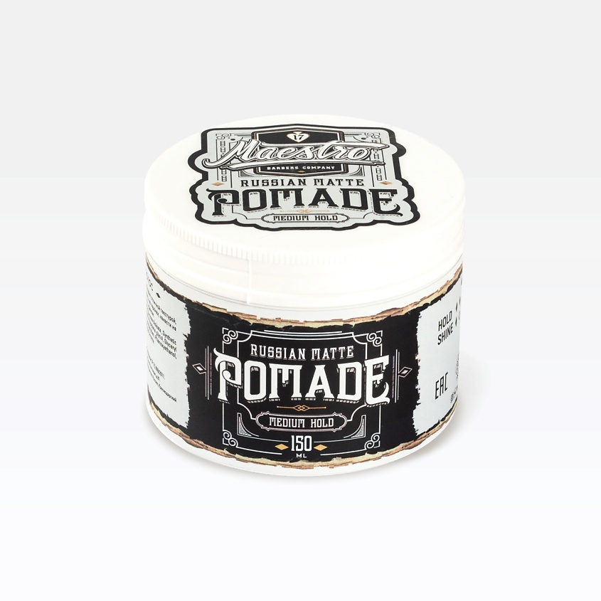 GREAT MAESTRO BARBERS COMPANY Матовая помада на водной основе Russian Matte Pomade – фото 1