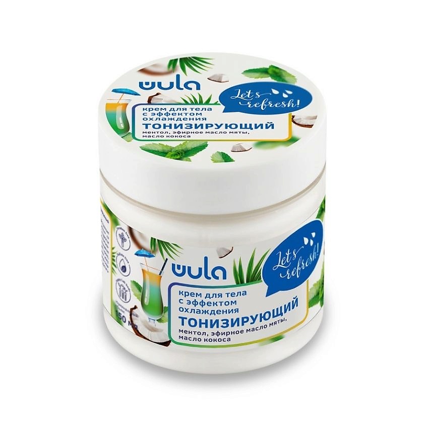 WULA NAILSOUL Крем для тела с эффектом охлаждения Тонизирующий – фото 2