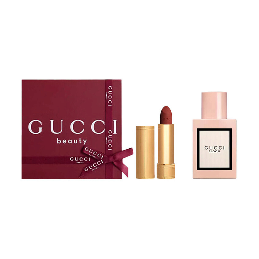GUCCI Парфюмерная вода Bloom + Матовая помада Rouge à Lèvres Mat – фото 1