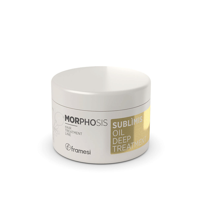 FRAMESI Маска для волос на основе арганового масла MORPHOSIS SUBLIMIS OIL DEEP TREATMENT – фото 2