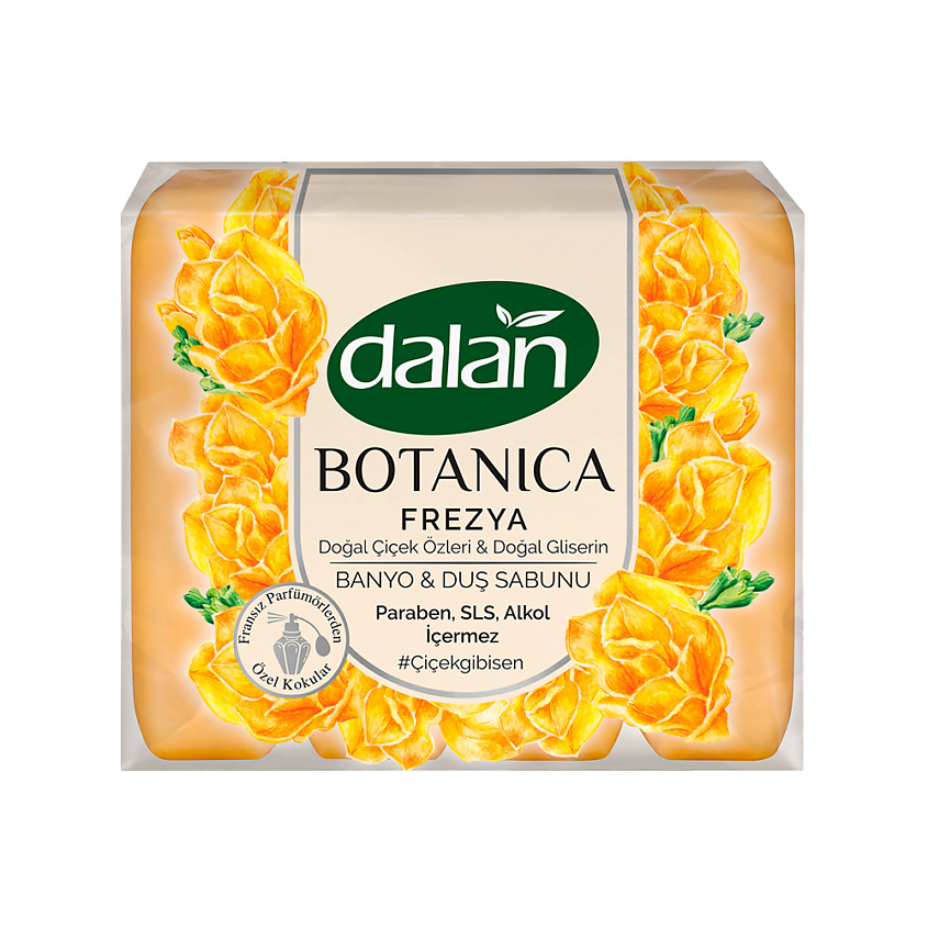 DALAN Парфюмированное мыло для рук и тела Botanica, аромат Фрезия – фото 1