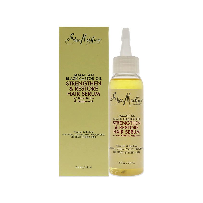 SHEA MOISTURE Сыворотка для волос укрепляющая Jamaican Black Castor Oil Strengthen and Restore Hair Serum – фото 2