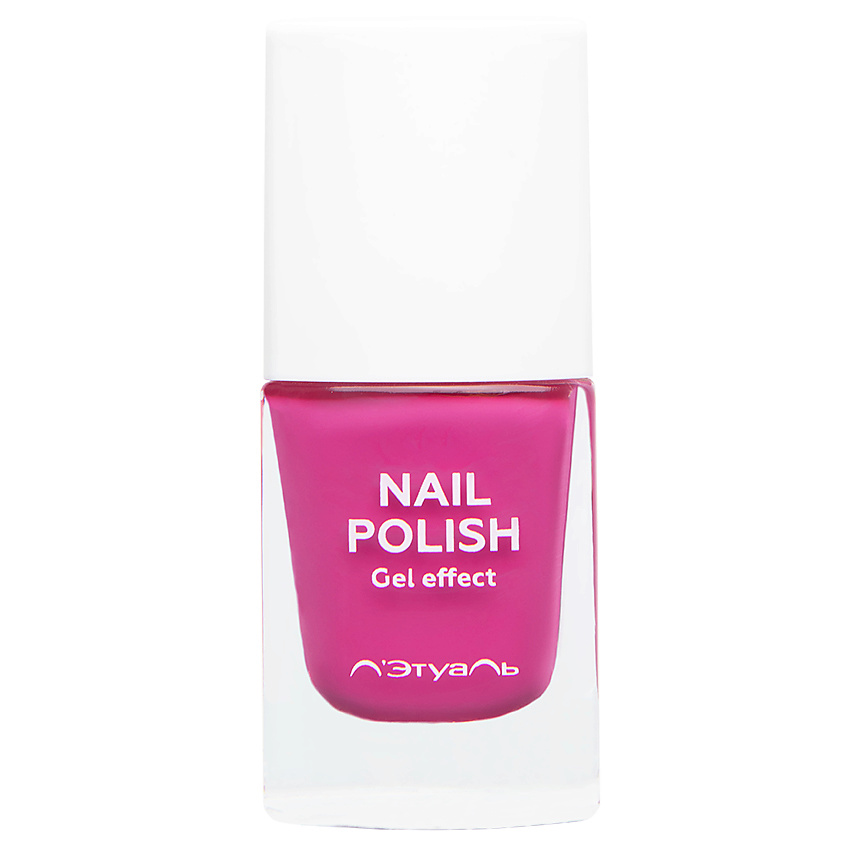 ЛЭТУАЛЬ Лак для ногтей с эффектом гелевого покрытия NAIL POLISH, № 445 super pink, 11 мл – фото 2