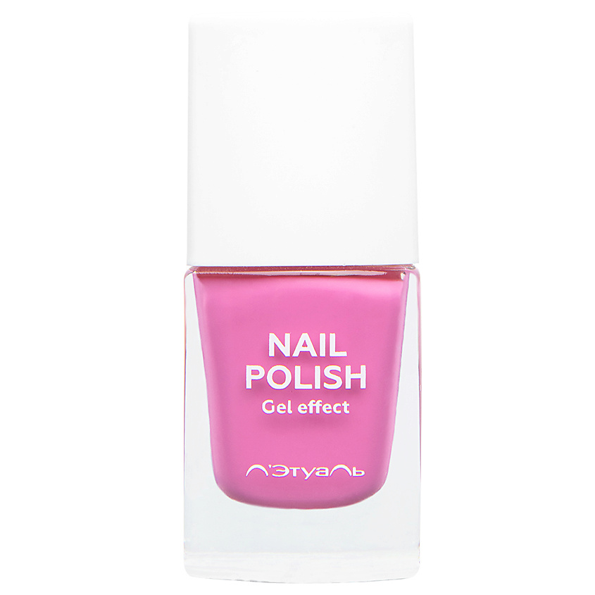 ЛЭТУАЛЬ Лак для ногтей с эффектом гелевого покрытия NAIL POLISH, № 444 pink cloud, 11 мл – фото 2