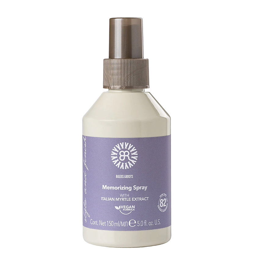 BULBS&ROOTS Спрей для укладки волос средней фиксации с экстрактом мирта, веган Memorizing Spray – фото 2