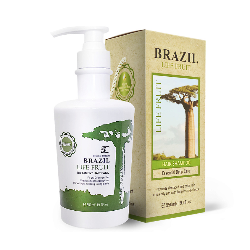 SC BRAZIL LIFE FRUIT Шампунь глубокой очистки профессиональный Exceptional Nutrition Shampoo – фото 1