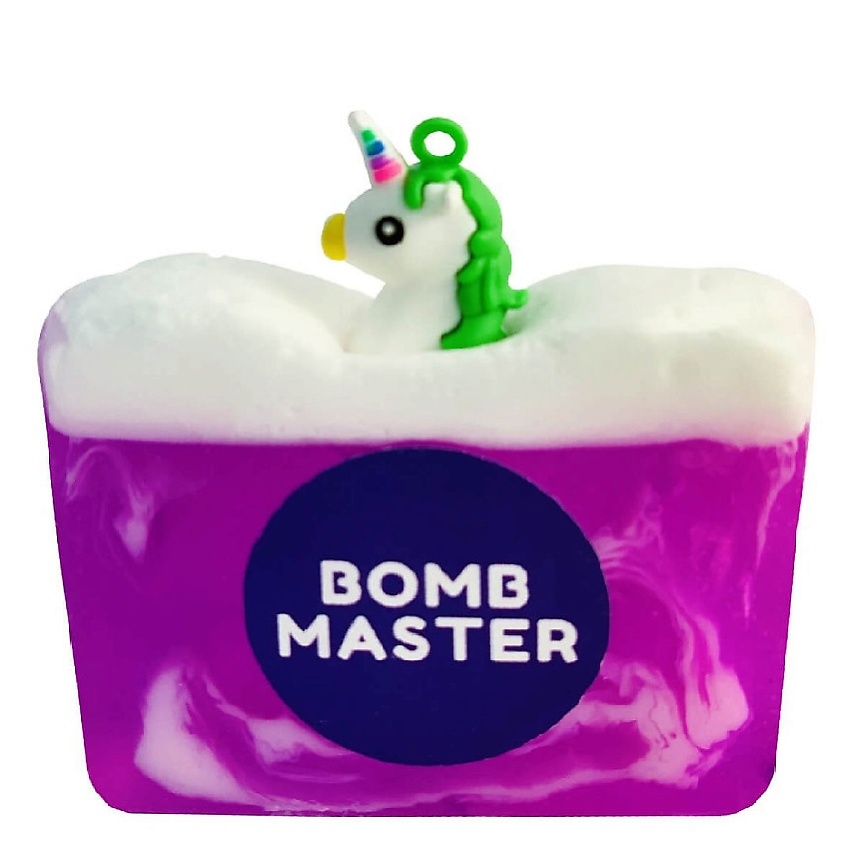 BOMB MASTER Глицериновое мыло ручной работы с игрушкой Единорожка – фото 2