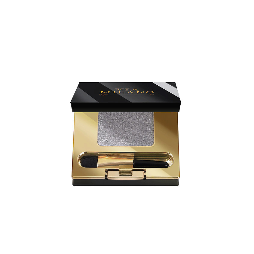 VIA MILANO Тени для глаз жемчужно-сатиновые с витамином Е Mono Pearl Intense Colour – фото 1