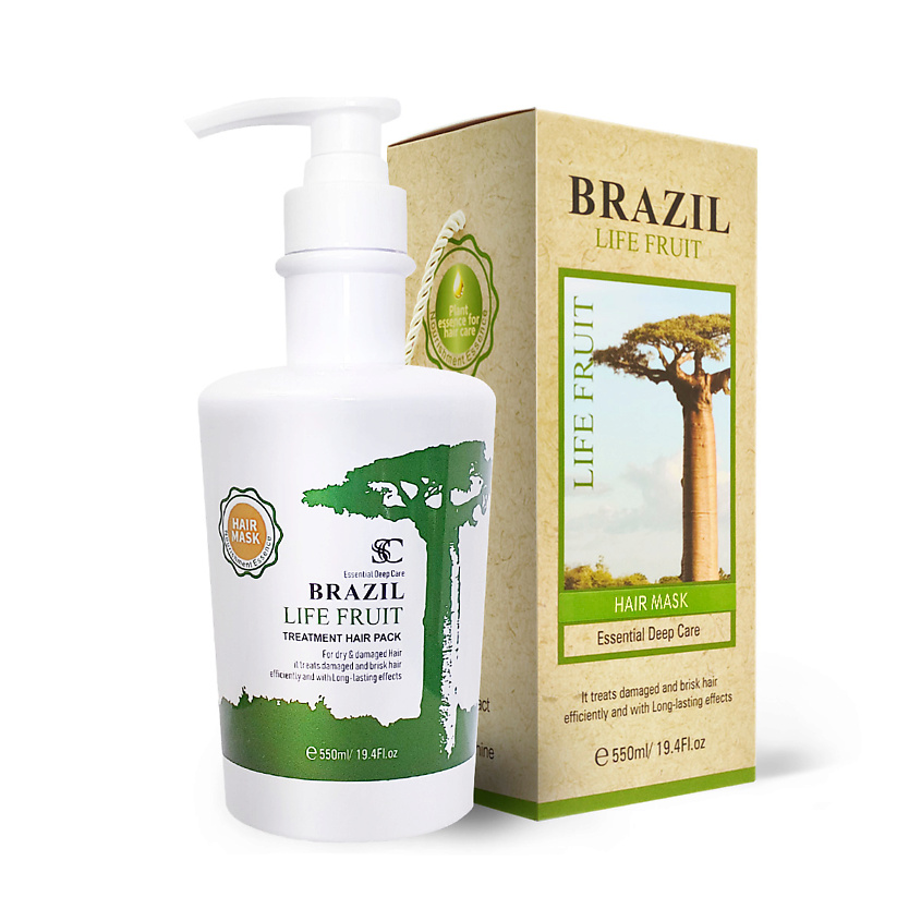 SC BRAZIL LIFE FRUIT Восстанавливающая профессиональная маска для