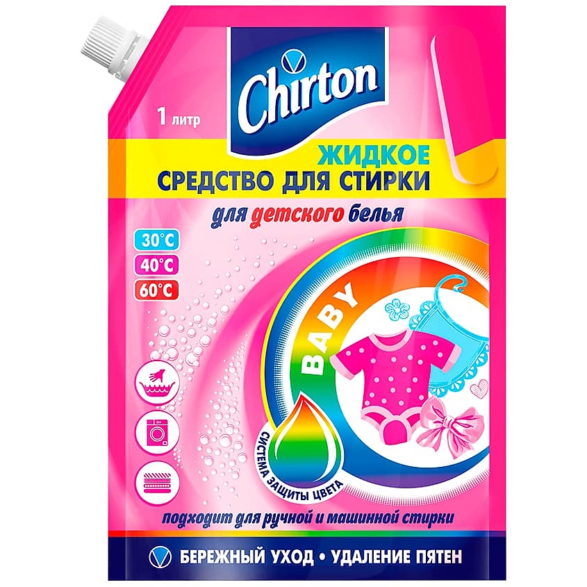 CHIRTON Жидкое средство для стирки детского белья – фото 2