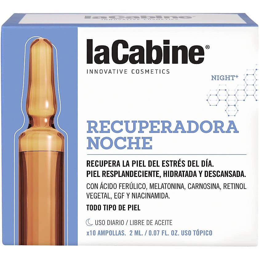 LA CABINE Сыворотка в ампулах Интенсивное ночное восстановление NIGHT RECOVERY – фото 1