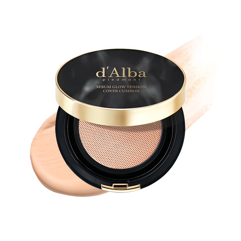 D`ALBA Тональный кушон для лица Serum Glow Tension Cover Cushion – фото 1