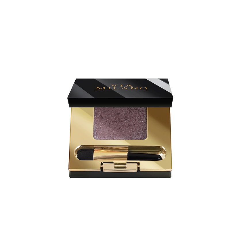 VIA MILANO Тени для глаз мерцающие с витамином Е Eyeshadow Mono Shimmer Intense Colour – фото 1
