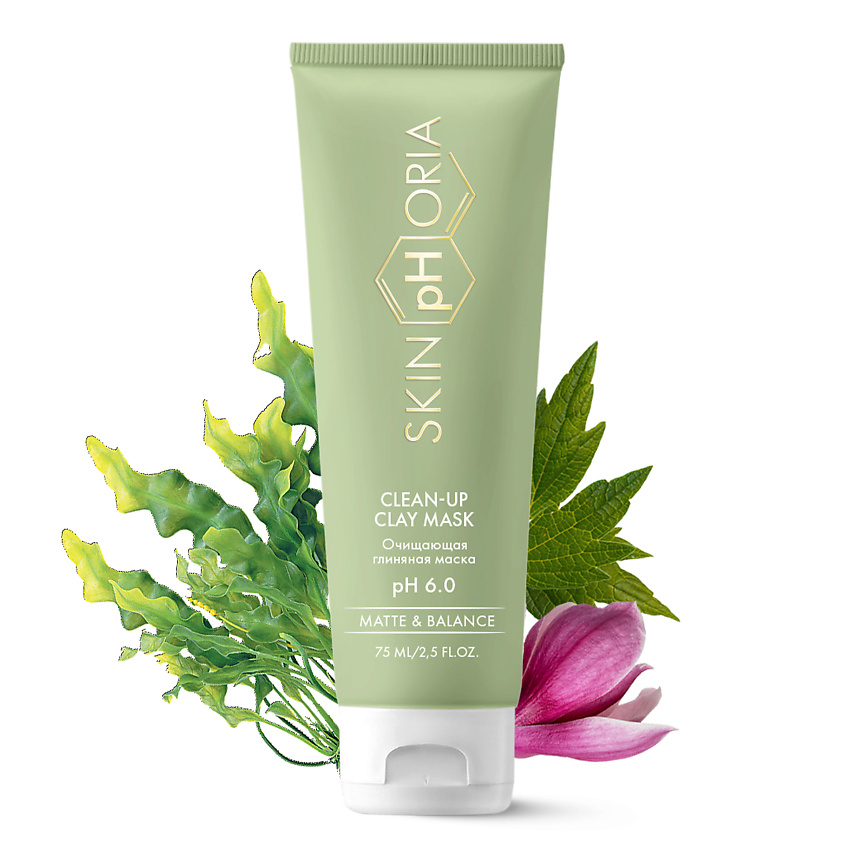 SKINPHORIA Маска для лица очищ. глиняная Clean-up clay mas, 70 мл – фото 1