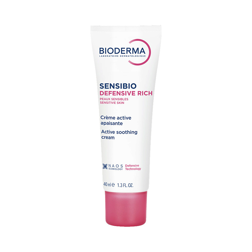 BIODERMA Насыщенный увлажняющий крем для чувствительной кожи лица Sensibio Defensive – фото 1