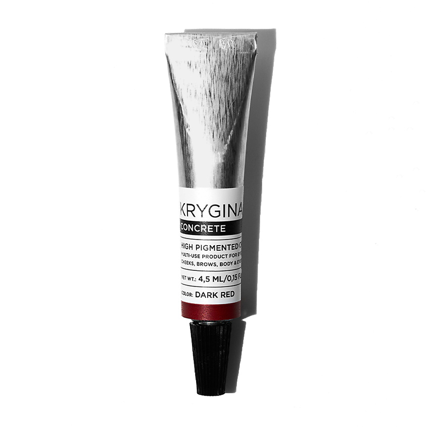 KRYGINA COSMETICS Мультифункциональный высокопигментированный крем CONCRETE, DARK RED – фото 1