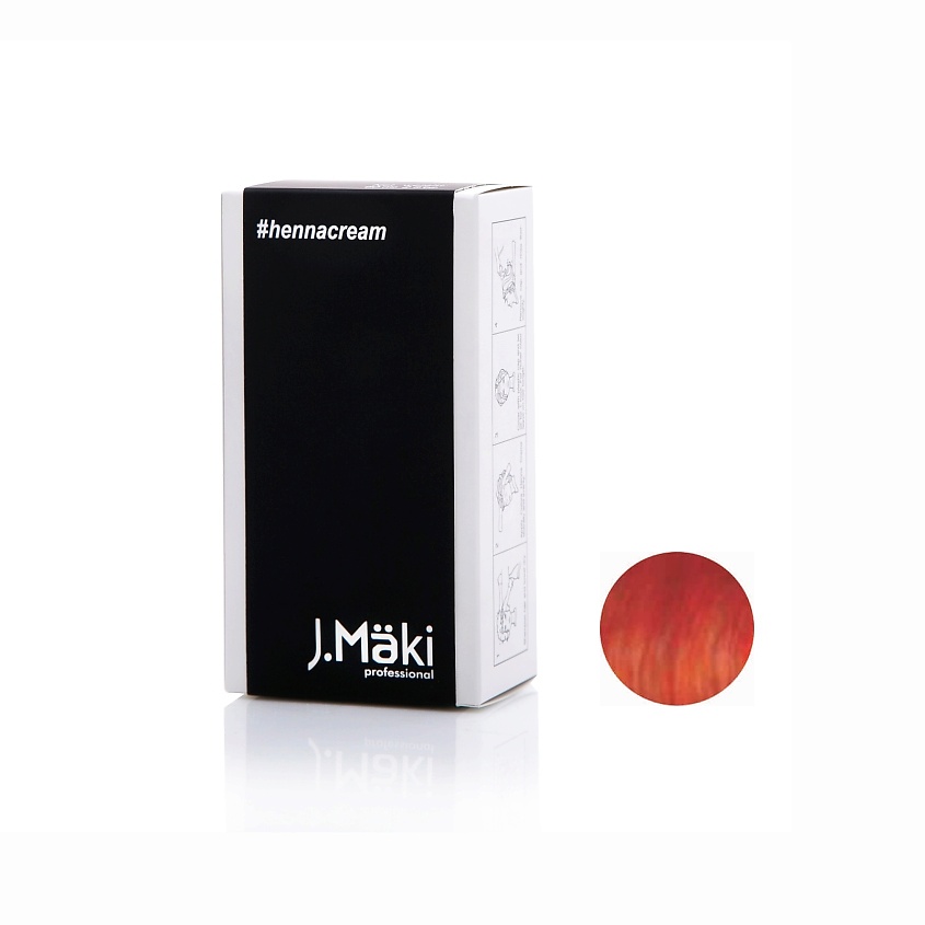 J.MÄKI PROFESSIONAL Жидкая хна для окрашивания волос Золотисто-каштановый – фото 2